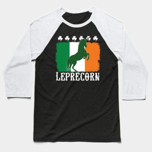 Leprecorn Irish Unicorn St Patricks Day 2018 Baseball T-Shirt